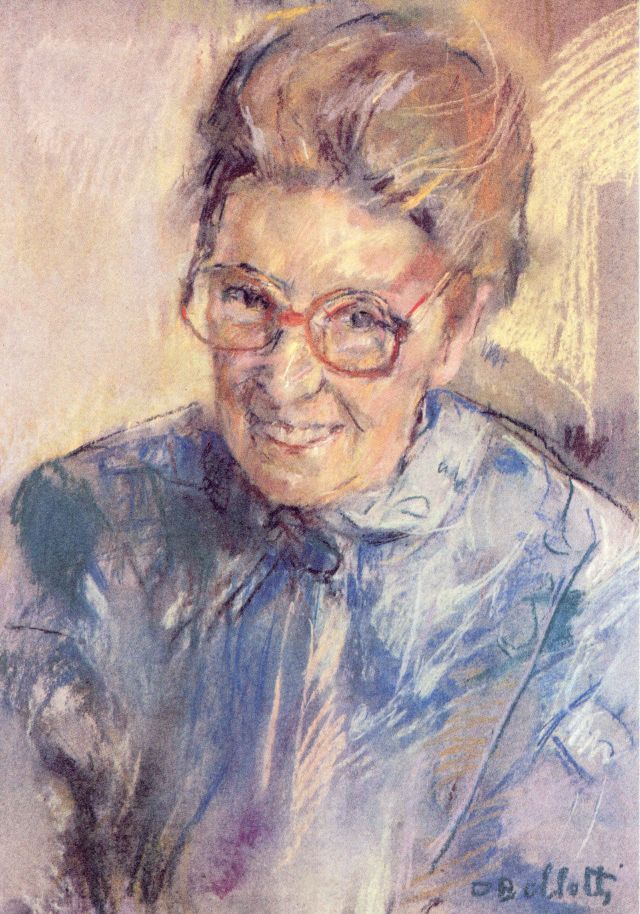 Mére Julia Verhaeghe, portrait de Dina Bellotti