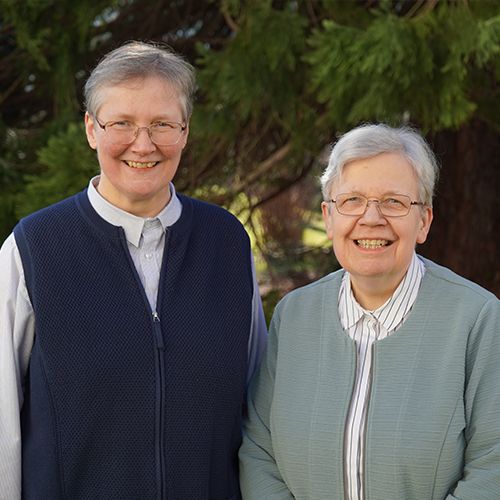 Sr. Marion Schiele et Sr. Margarete Binder